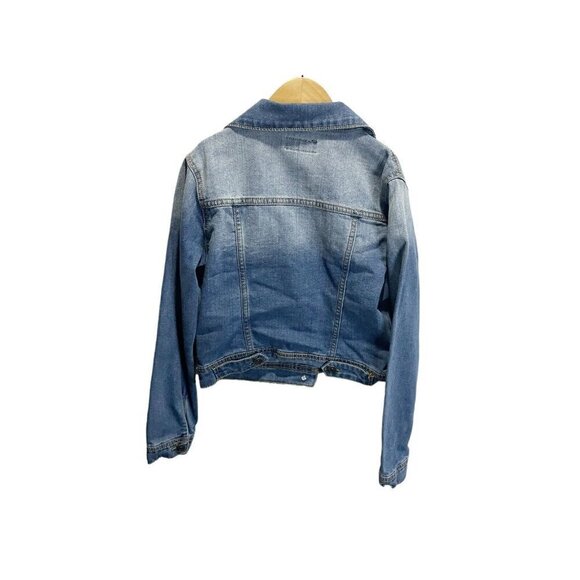 Vigoss Denim Jean Jacket Girl's Sz M 8 Blue Casual Fall - Picture 4 of 4